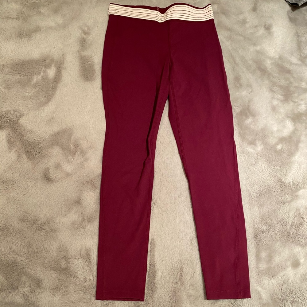 Free people movement maroon leggings